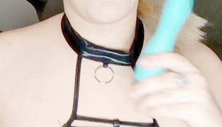 cummed more than once with a vibrator in different positions in her pussy and mouth