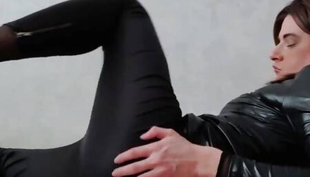 Sperm Cum on Nylon Again