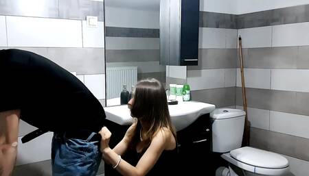 Rimjob Gone Wild as My Slutty Wife Gets Her Makeup Destroyed With Sloppy Ass Licking