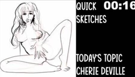 Cherie Deville speed drawing w/Hentaimasterart
