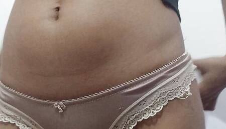 Unfaithful woman with a tight hairy pussy squirts for her lover