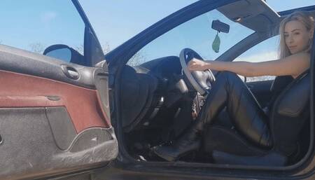 Revving in leather boots MP4