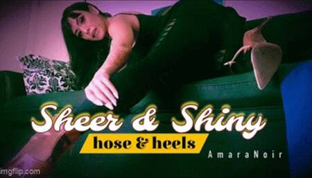Sheer & Shiny (hose & heels)