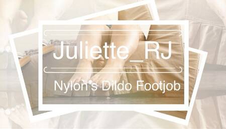 Juliette_RJ Delicious Nylons FJ on Realistic Dildo - FOR MOBILE DEVICES USERS - FOOTJOB - DILDO - LONG TOENAILS - NYLONS - BBW QUEEN - CUM COUNTDOWN - REALISTIC DILDO