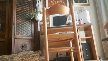 ASS SMELLING CUSHION AND FINGERS