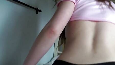 Stepsister Saw Me Jerking off and Fucked Me - Anny Walker
