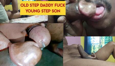 Old Daddy got chance to fuck his and cum in mouth