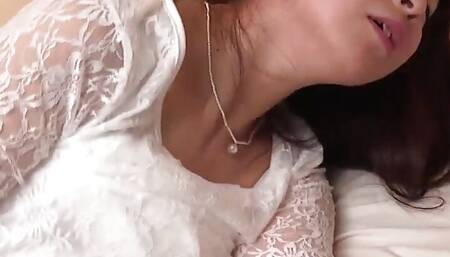 Dirty Asian lady Yui Shimazaki gets creamed rock hard and gives fellatios like a pro - NSFW!