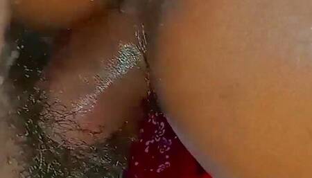 Friend's married sister hairy pussy fucked hard in doggystyle with loud moaning