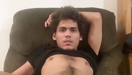 Hairy Hispanic Twink Feels Himself