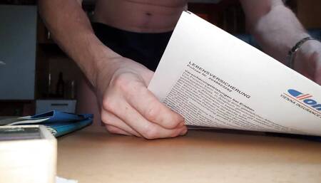Are you perving my bulge while I work?!