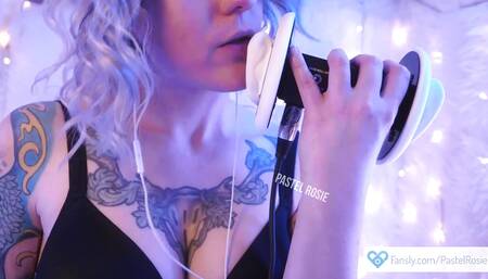 Erotic ASMR - PASTEL ROSIE Ear Licking Makes Me Wet - Amateur Egirl Dirty Talks and Licks Your Ears - Hot Alt Girl Tongue Fetish