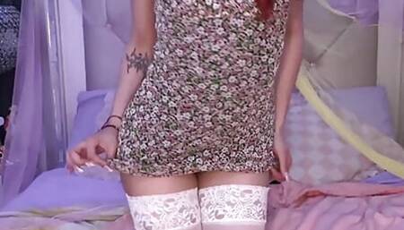Scarlett Hart Alone In Her Bedroom Showing Off That Night Time Drip
