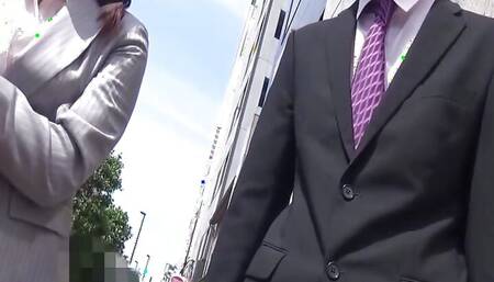 A senior woman who is interviewed by a new member of society's awareness survey