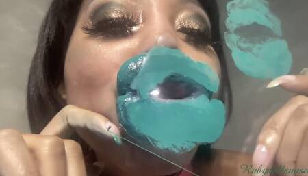 RubyDollLipz's XL Doll Lips+Green Glass Kisses