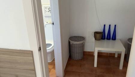 Spying for step mom in toilet make me horny