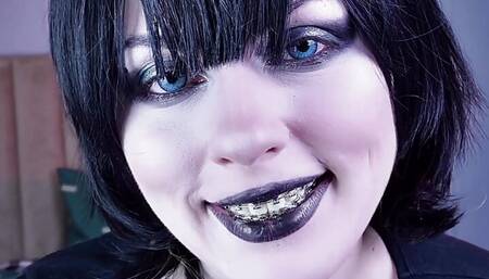 Vampire Mavis Dracula Became Cum Eater After Jerking You off