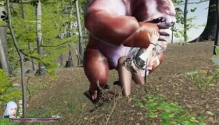 Hentai (リ ョ ナ) anime ryona, Furry monsters and aliens | game SWORD x HIME part3