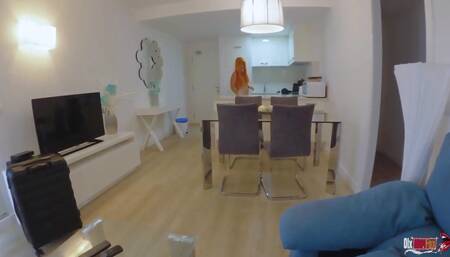 Naked Stepmom Knows How to Make My Dick Hard, She Takes It in Her Mouth, We Fuck and I Cum in Pussy