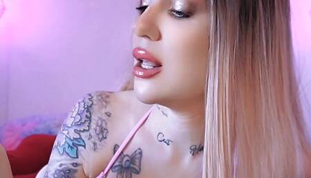 Cuckold gets fucked and humiliated with a cum filled condom JOI