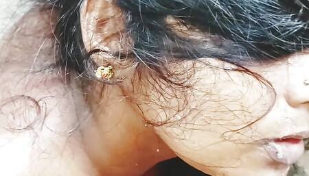 Indian aunty bathroom sex, fucking husbend's friend. Telugu DIRTY talks.