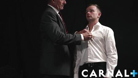 MasonicBoys - Innocent Logan Cross fucked raw & seduced by suited DILFs