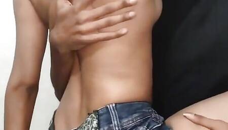 Desi Indian Cute Girl Making Out with Stepbrother - Romantic Foreplay Sex with Sexy Stepsister Tight Pussy Eating and Blowjob