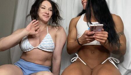 SPH x 2 Muscle Girls - Trash Talk, Degradation, Small Penis Humiliation, Domination, Degradation, Dommes, Female Bodybuilders