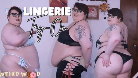 BBW Lingerie Try-On - MP4