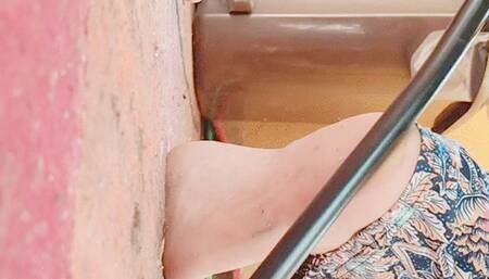 Sneaky candid soles (No sound)