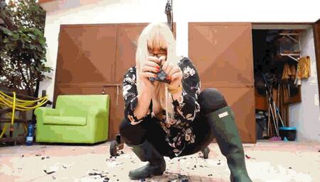 Cruel green hunters on an angry woman AVI (1920x1080) FHD