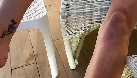 LISSSA mutual masturbating, footjob, flash