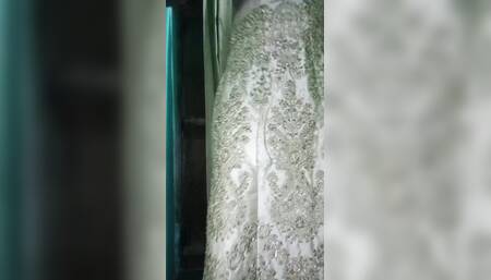 Indian Gay Crossdresser Gaurisissy xxx sex in Golden Lehanga