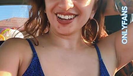 JOI (Cei) Inside My Public Parking Car I Make You Masturbate And Eat YOUR Milk