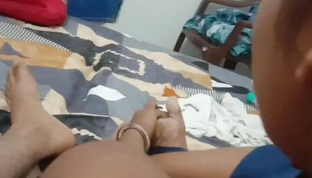Calling her with boy friend and sex with other boy friend hot porn video