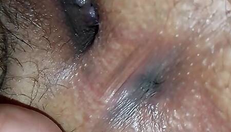 Indian wife Ass hole close up