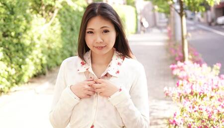 Cute Asian teen Mahiro Yozora moaning while riding