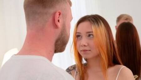 Cutie with round bottom Vasilisa Lisa fucked in the doggy style pose