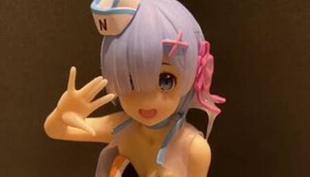 可愛いフィギュアに大量ぶっかけ　パート1