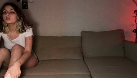 Masturbating while my clone watches a series