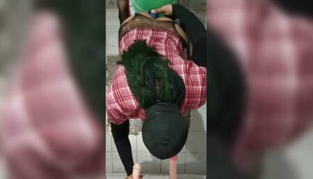 Anal triple penetration-dildo gangbang