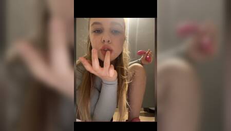 Public Double penetration. Anal fucking. Squirting a lot and cumming hot