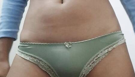 Gentle home masturbation beauty.