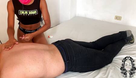 Relaxing erotic massage Stepsister