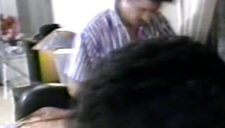 Classy nympho blonde pounded in vintage threesome