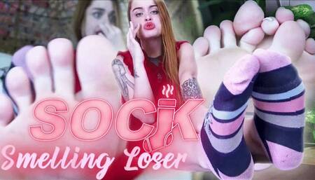 Sock Smelling Loser (HD MP4)