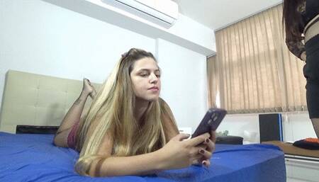 Fell my farts slut girl part 1 by Kiara and Bruna cam by aline full hd