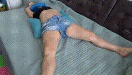 girl will be licking and kissing your navel LDn