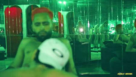 Camilo Brown Fucking Hot Twink Julian Herrera Bareback At The Bar And Swapping The Cum In Sexy Kiss