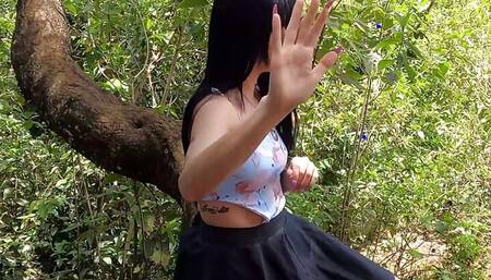 Yenifer Chp - Beautiful Girl Has Sex in the Forest with a Stranger